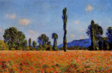  Claude Pintura - Campo de amapolas Claude Monet